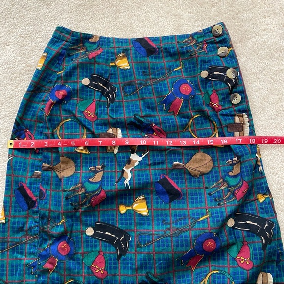 VINTAGE MIDI SKIRT WITH SLIT - Picture 5 of 8